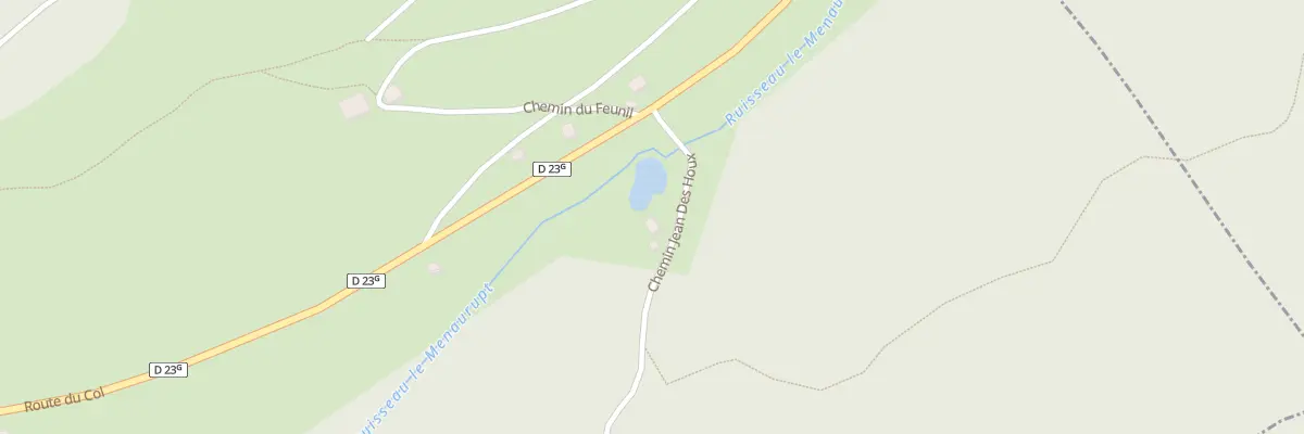 Plan du 2 Chem Jean des Houx à Sapois