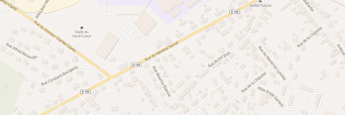 Plan du 17 Rue du Général Sarrail à Raon-l’Étape