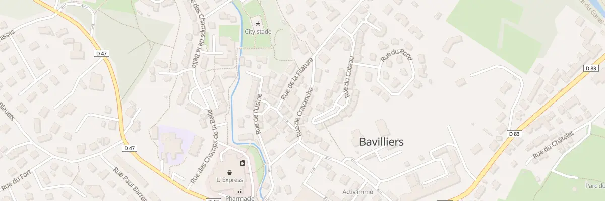 Plan du 11 Rue de la Filature à Bavilliers