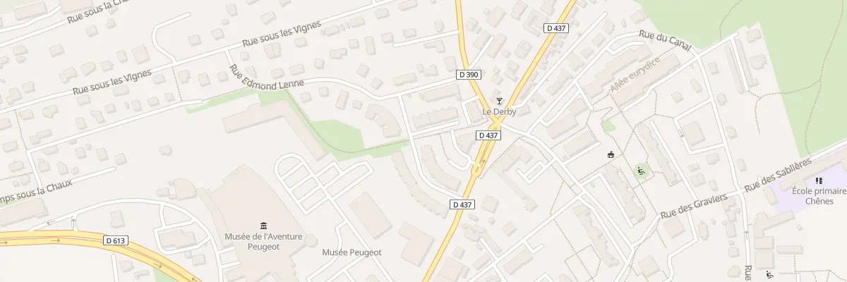 Plan du 5 Rue Jaquet Frédéric à Sochaux