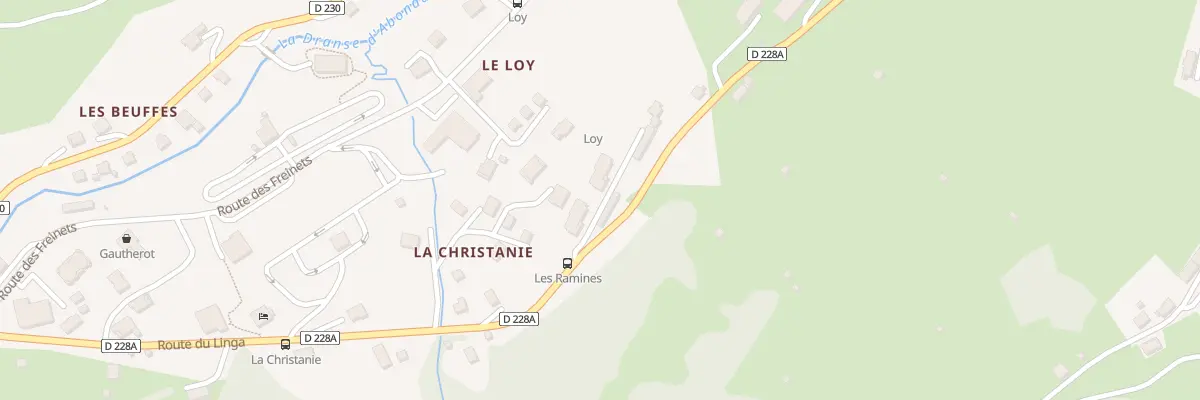 Plan du 1378 Rte du Linga à Châtel