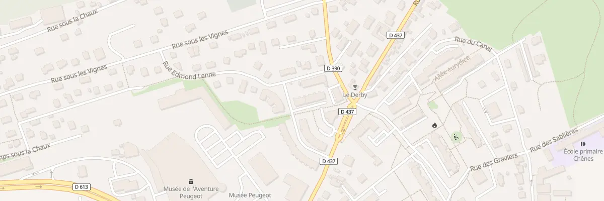Plan du 9 Rue Jaquet Frédéric à Sochaux