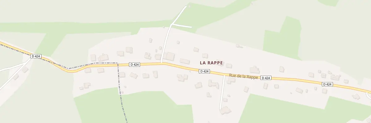 Plan du 28 Rue de la Rappe à Étival-Clairefontaine