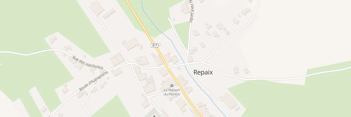 Plan du 1 Rte de Gogney à Repaix