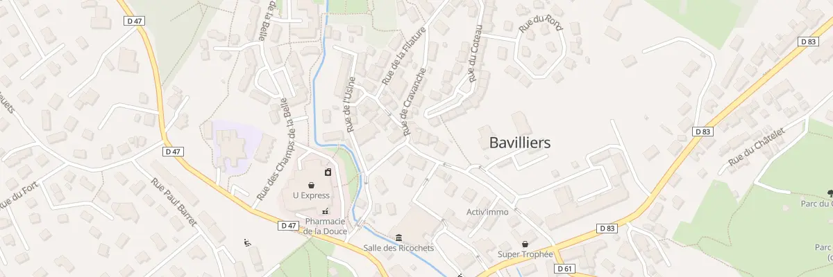 Plan du 6 Rue Jacques Pignot à Bavilliers