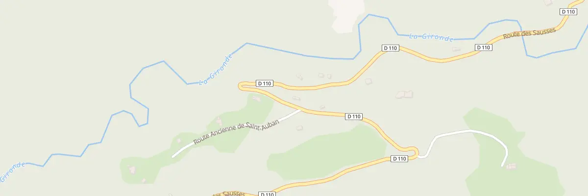Plan du 136 Rte Ancienne de Saint Auban au Mas