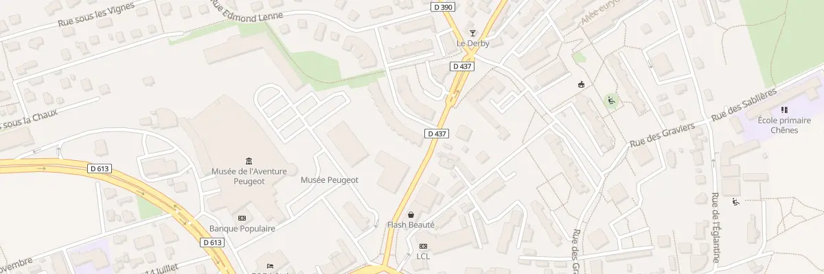 Plan du 4 Rue Jaquet Frédéric à Sochaux