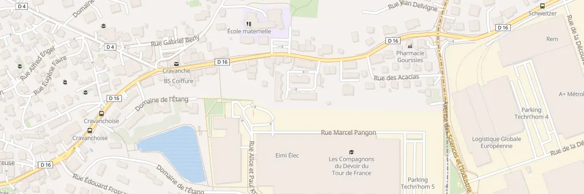 Plan du 13 Rue Residence Paul Verlaine à Cravanche