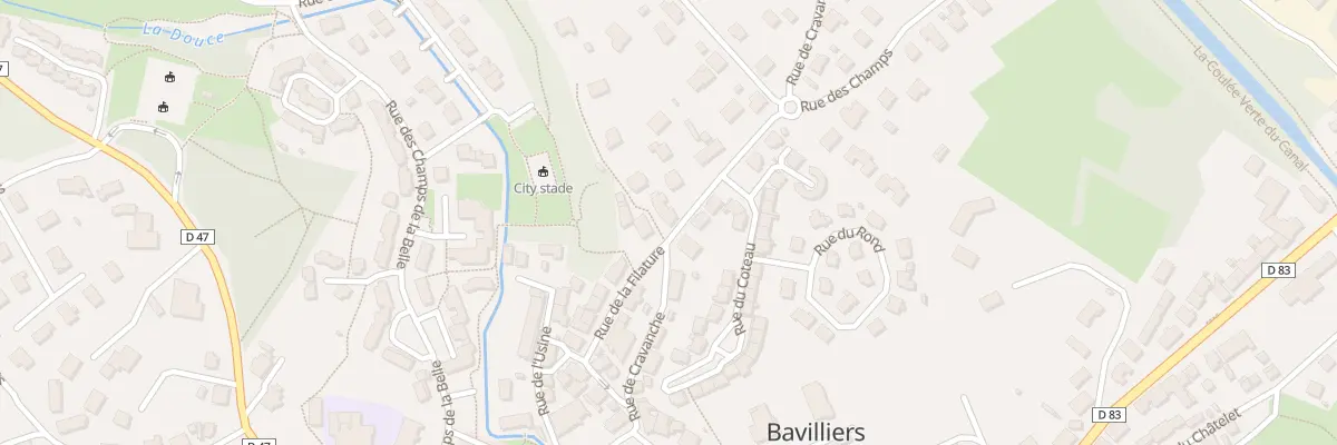 Plan du 9B Rue de Cravanche à Bavilliers
