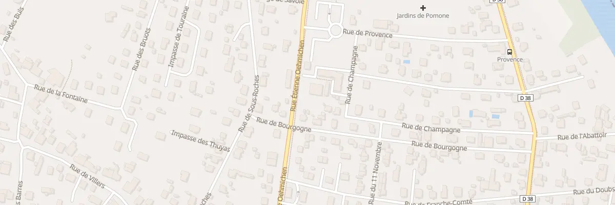 Plan du 22 Rue de Bourgogne à Valentigney