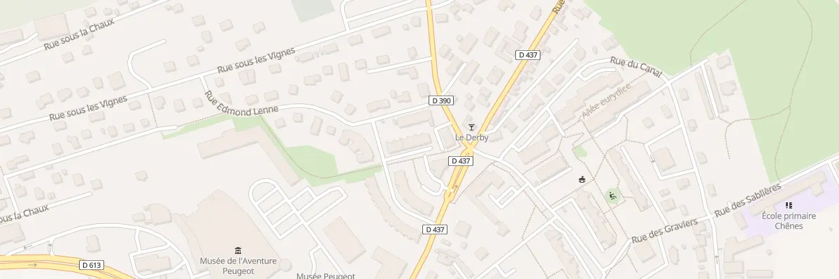 Plan du 15 Rue Jaquet Frédéric à Sochaux