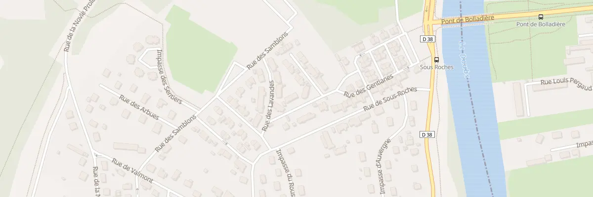 Plan du 5 Rue des Gentianes à Valentigney