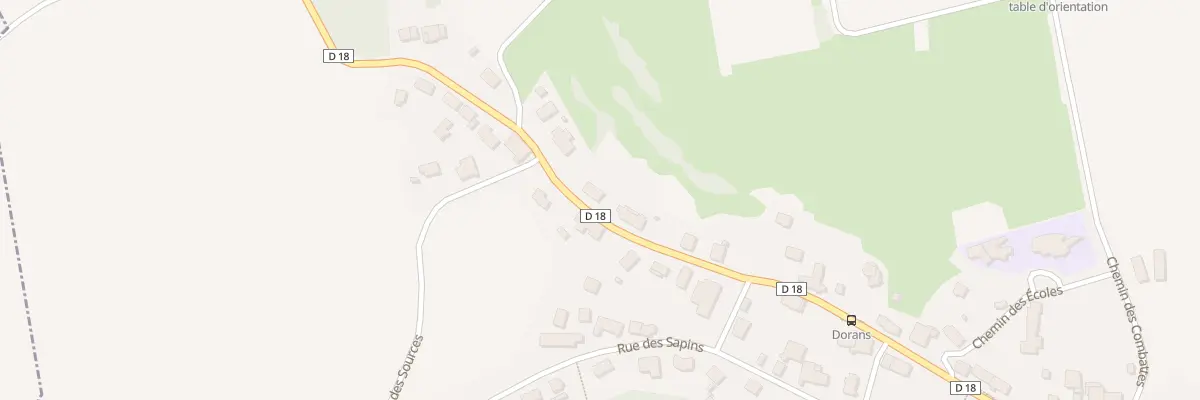 Plan du 8 Rue du Bois joli à Dorans