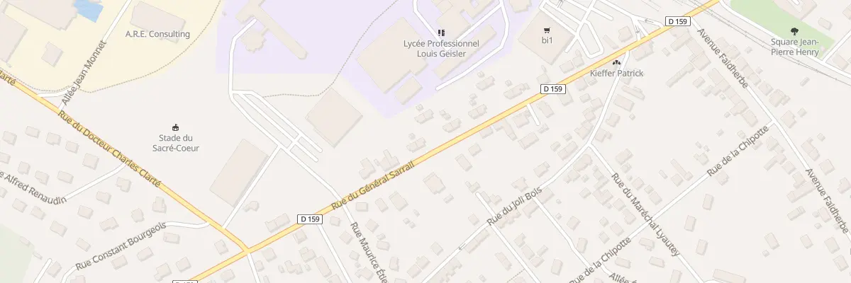 Plan du 30 Rue du Général Sarrail à Raon-l’Étape