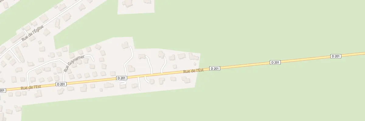 Plan du 33 Rue de l’Est à Charquemont