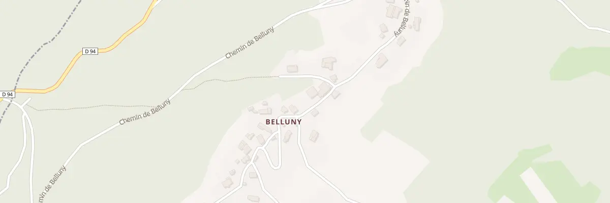 Plan du 25 Belluny à Tanneron