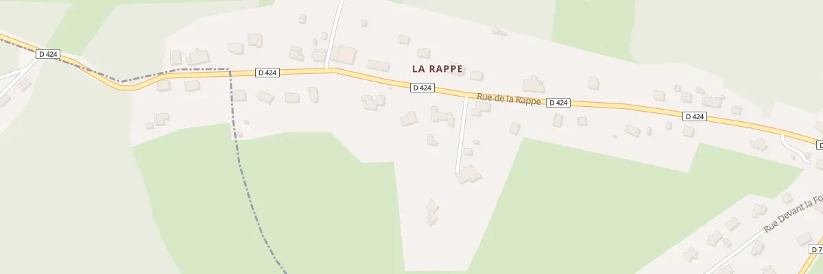Plan du 35 Rue de la Rappe à Étival-Clairefontaine