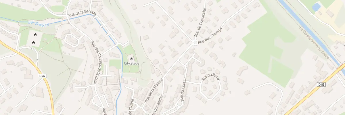 Plan du 15 Rue de Cravanche à Bavilliers
