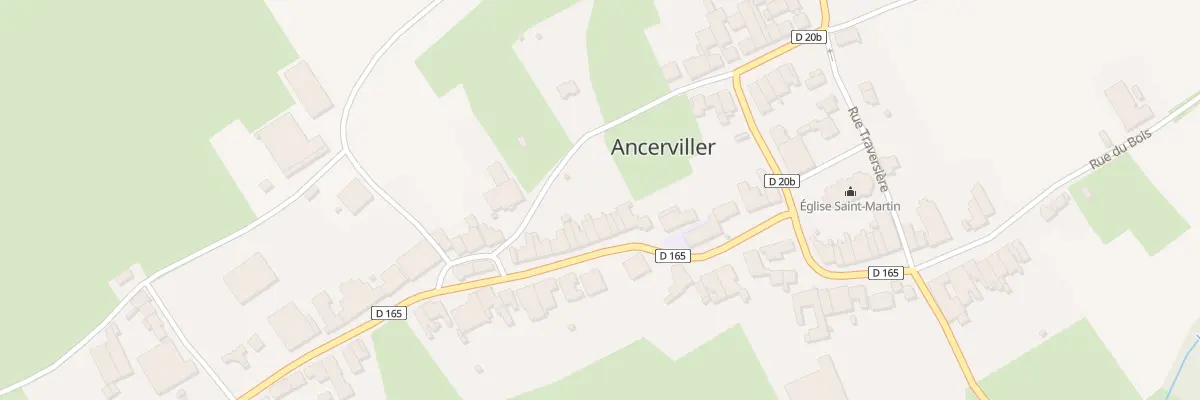 Plan du 13 Grande Rue à Ancerviller