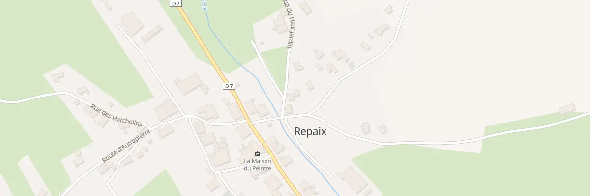 Plan du 1 Rue du Haut Jardin à Repaix