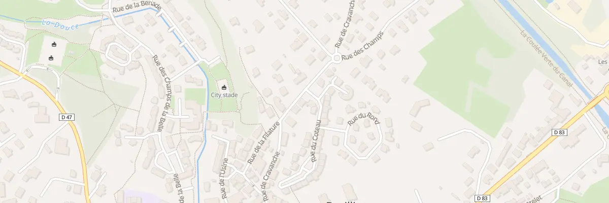 Plan du 16 Rue de Cravanche à Bavilliers