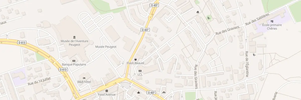Plan du 8 Rue des Vergers à Sochaux