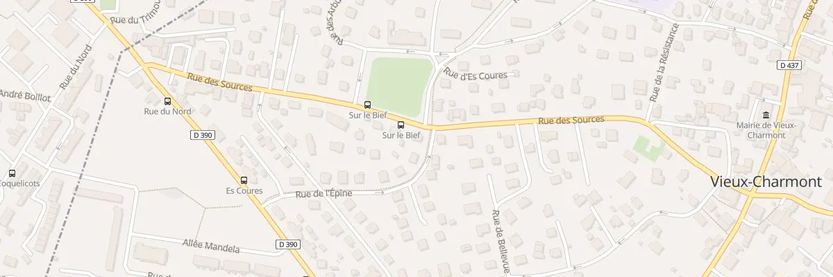 Plan du 37 Rue des Sources à Vieux-Charmont
