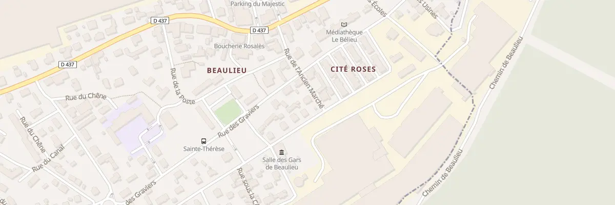 Plan du 14 Rue de l’Ancien Marché à Mandeure