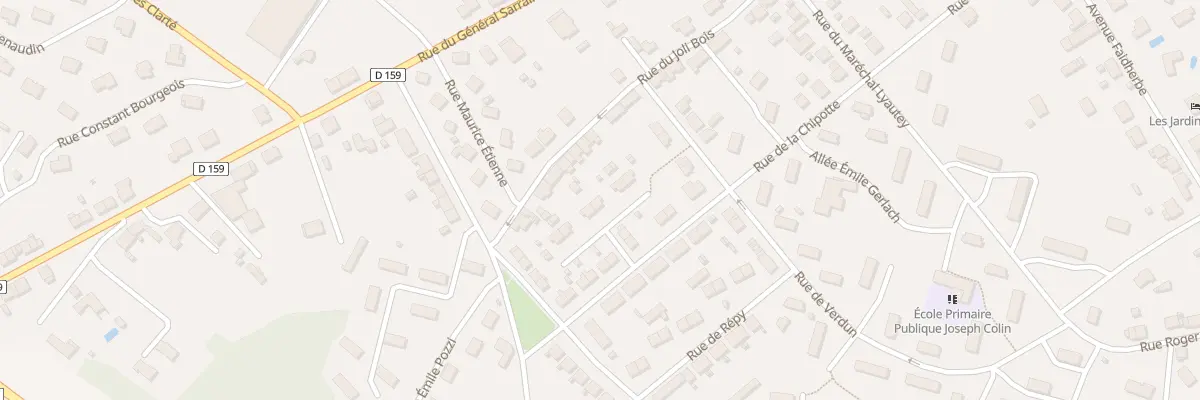 Plan du 28 Rue de la Chipotte à Raon-l’Étape