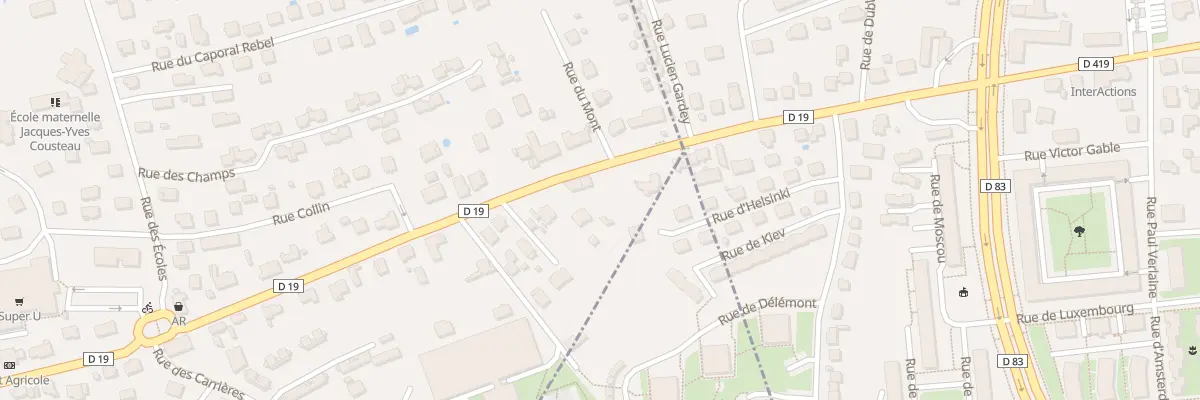 Plan du 109 Rue du Gal de Gaulle à Essert