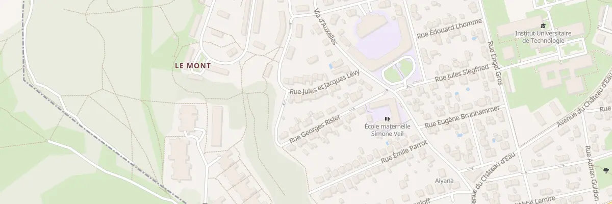 Plan du 15 Rue Jules Levy à Belfort