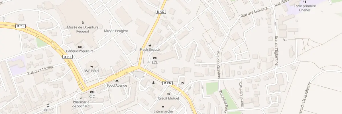 Plan du 5 Rue des Vergers à Sochaux