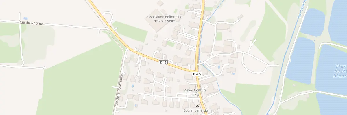 Plan du 1 Rue de Lachapelle à Sermamagny