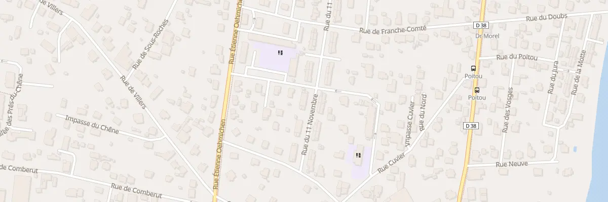 Plan du 13 Rue du 11 Novembre à Valentigney