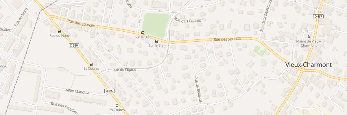 Plan du 3 Rue de l’Epine à Vieux-Charmont