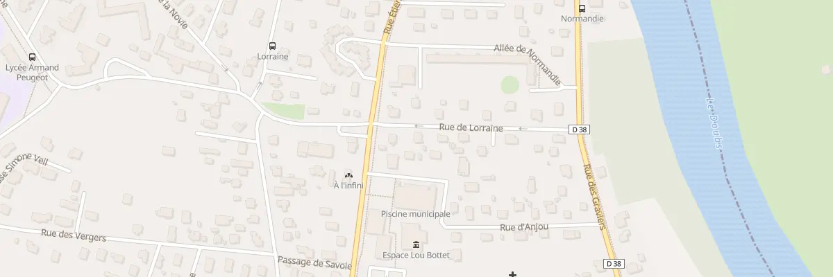 Plan du 11 Rue de Lorraine à Valentigney