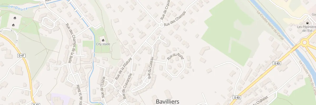 Plan du 5 Rue du Coteau à Bavilliers