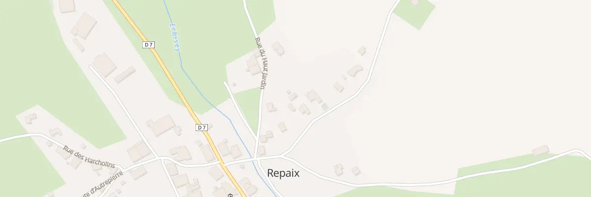 Plan du 12 Rte de Gogney à Repaix