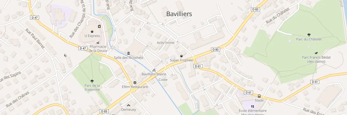 Plan du 34 Grande Rue F. Mitterrand à Bavilliers