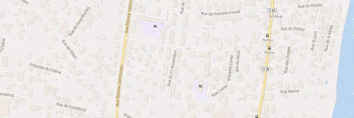 Plan du 20 Rue du 11 Novembre à Valentigney
