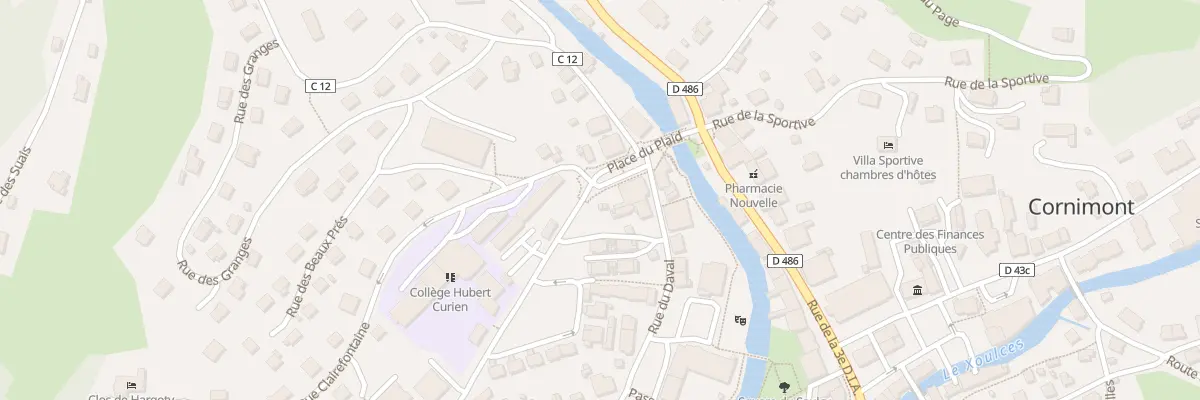 Plan du 4 Rue du Daval à Cornimont