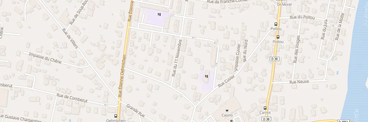 Plan du 18 Rue du 11 Novembre à Valentigney