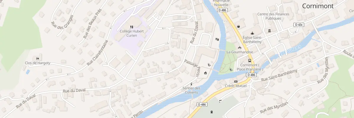 Plan du 24 Rue du Daval à Cornimont