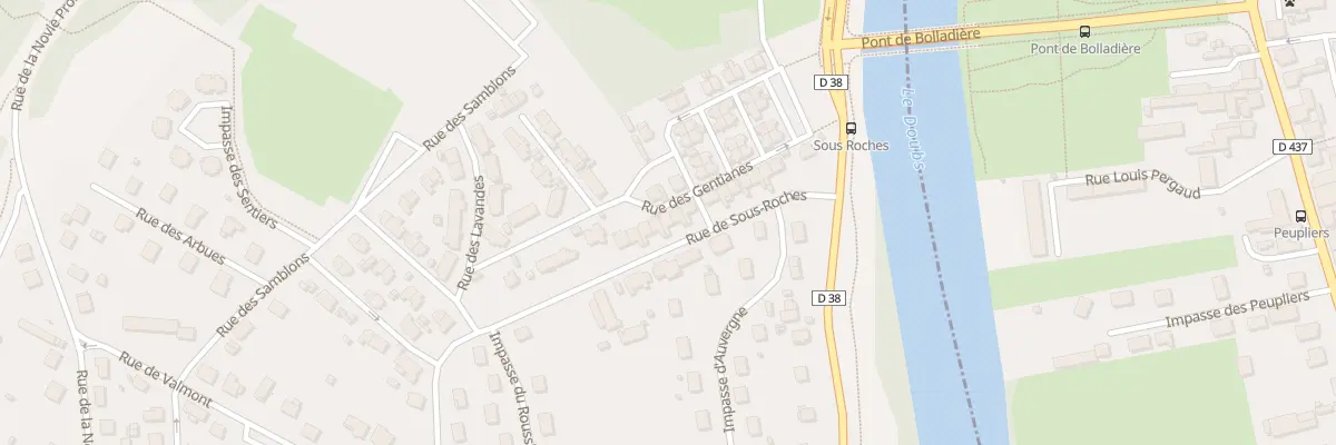 Plan du 18 Rue des Gentianes à Valentigney