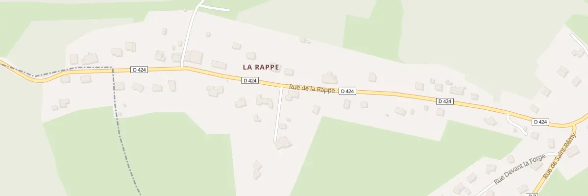 Plan du 25 Rue de la Rappe à Étival-Clairefontaine