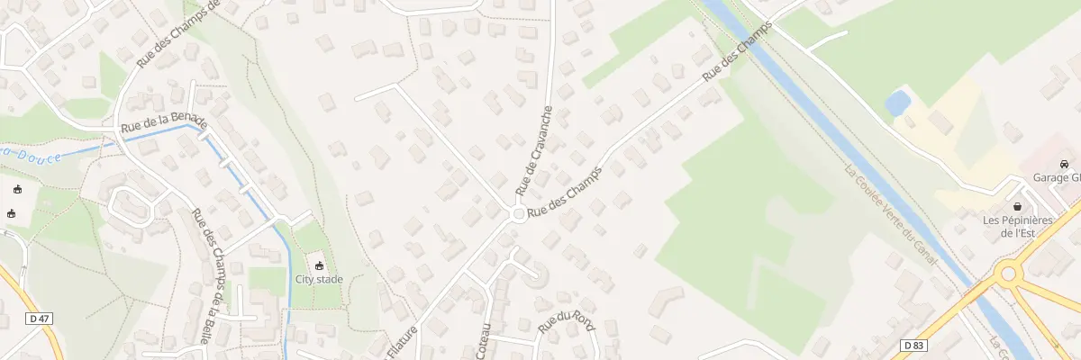 Plan du 18 Rue de Cravanche à Bavilliers