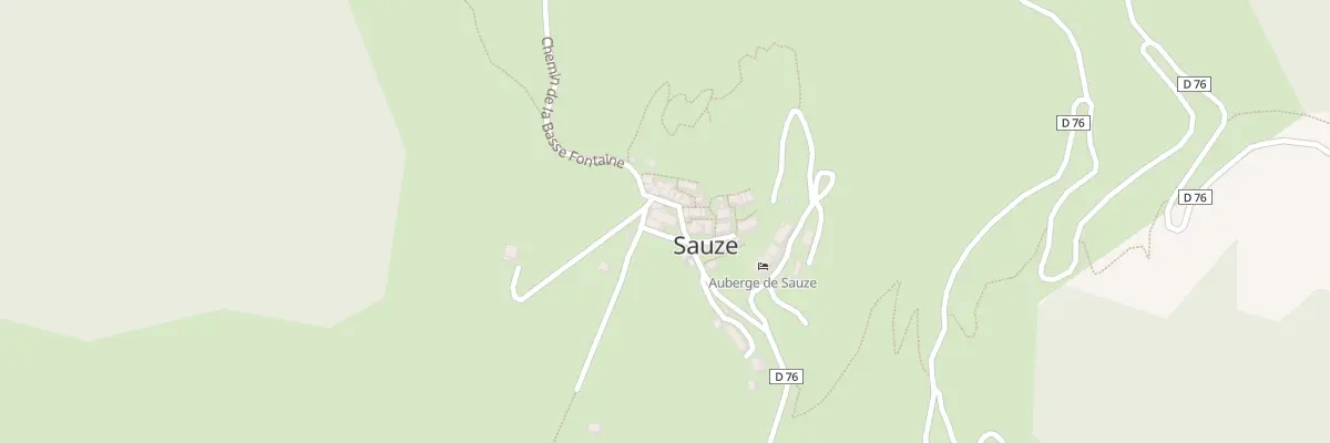 Plan du 5010 Sauze à Sauze