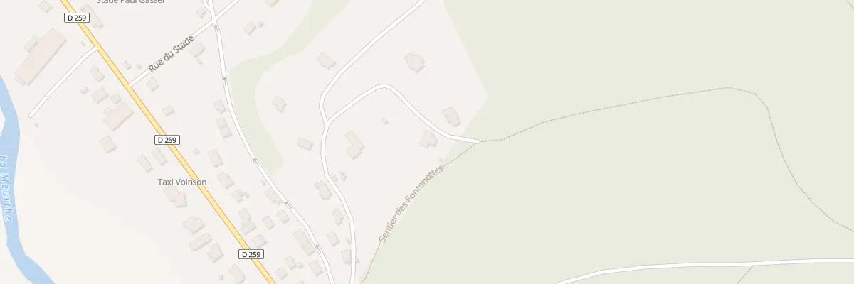 Plan du 20 Che des Fontenottes à Raon-l’Étape