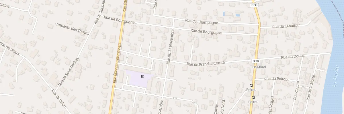 Plan du 44 Rue du 11 Novembre à Valentigney