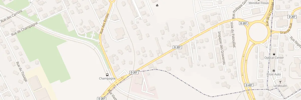 Plan du 44 Rue des Mines à Exincourt